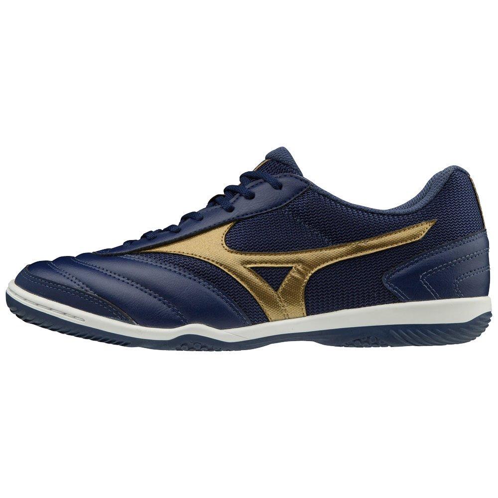 Mizuno Men's Football Boots Blue/Gold MRL SALA CLUB IN Shoes - Q1GA190350